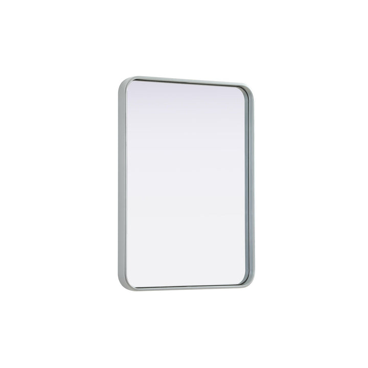 Contour Metal Rectangle Mirror 22X30 In Silver