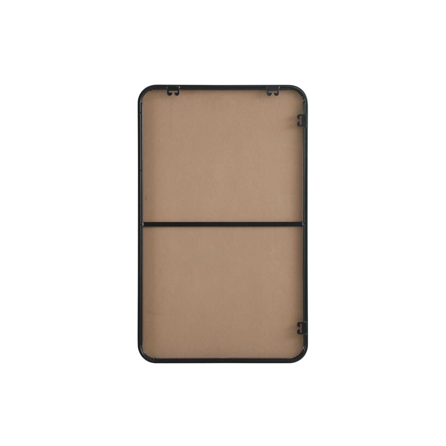 Contour Metal Rectangle Mirror 22X36 In Black