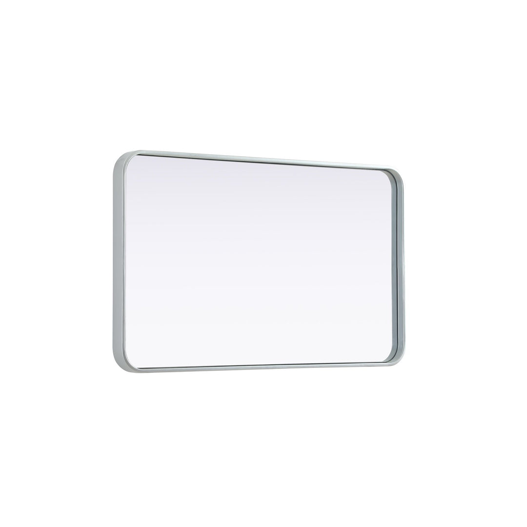 Contour Metal Rectangle Mirror 22X36 In Silver