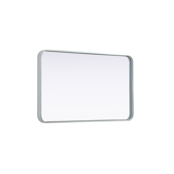Contour Metal Rectangle Mirror 22X36 In Silver
