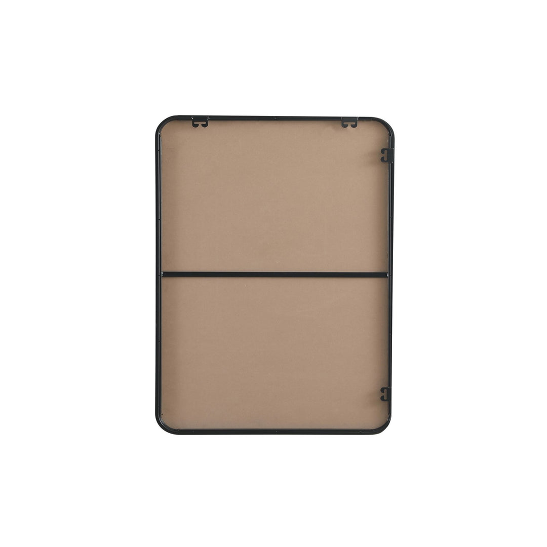 Contour Metal Rectangle Mirror 24X32 In Black