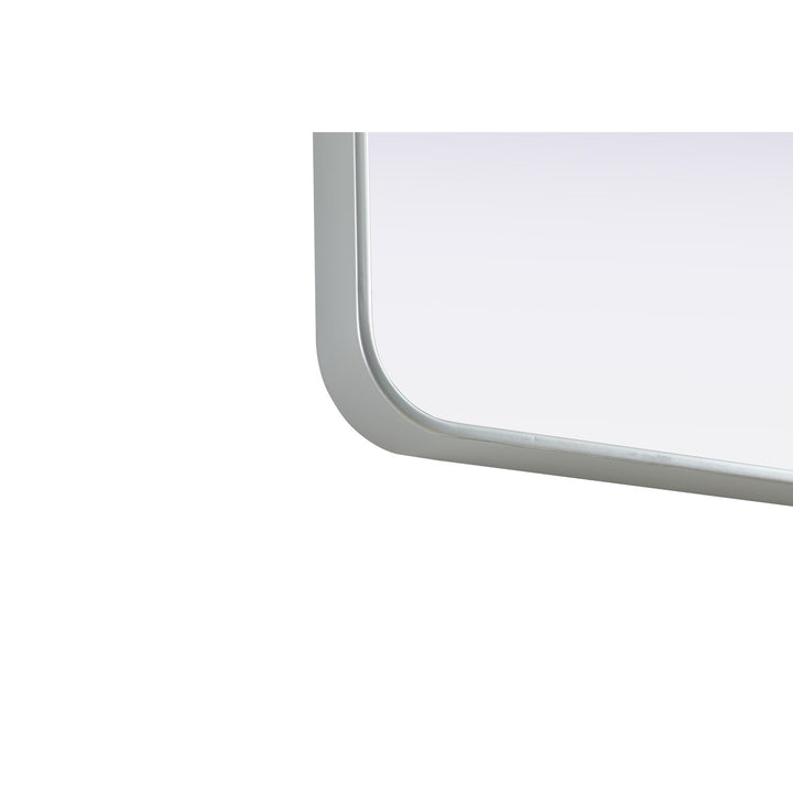 Contour Metal Rectangle Mirror 24X32 In Silver