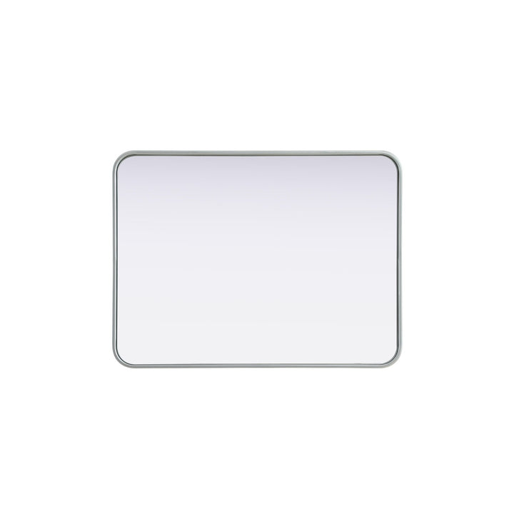 Contour Metal Rectangle Mirror 24X32 In Silver