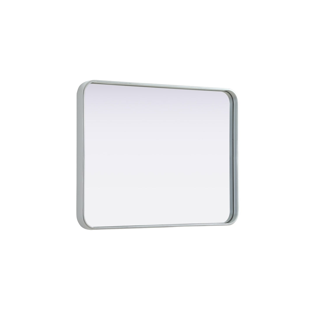 Contour Metal Rectangle Mirror 24X32 In Silver