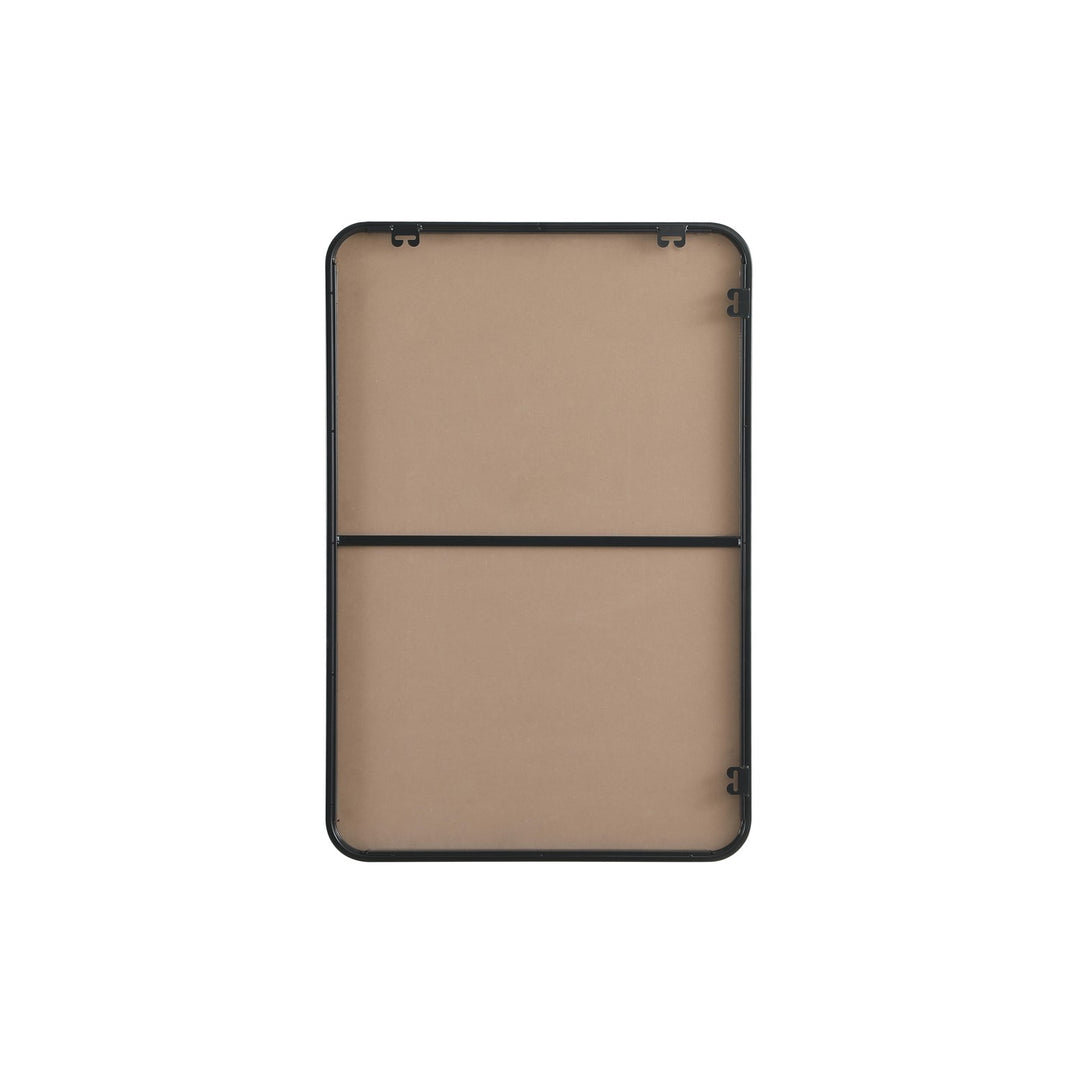 Contour Metal Rectangle Mirror 24X36 In Black