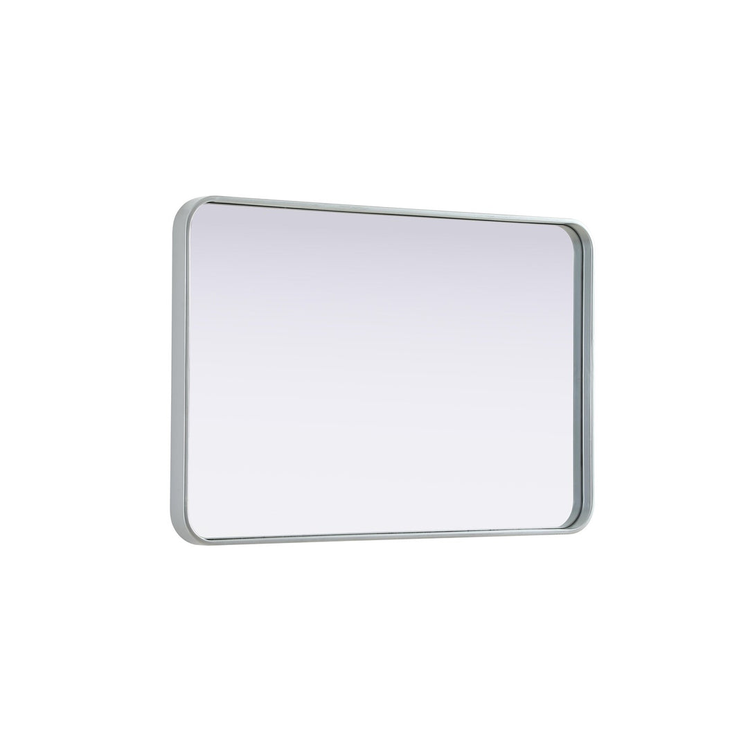 Contour Metal Rectangle Mirror 24X36 In Silver