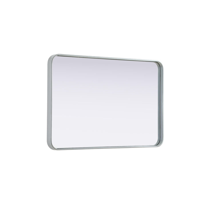 Contour Metal Rectangle Mirror 24X36 In Silver