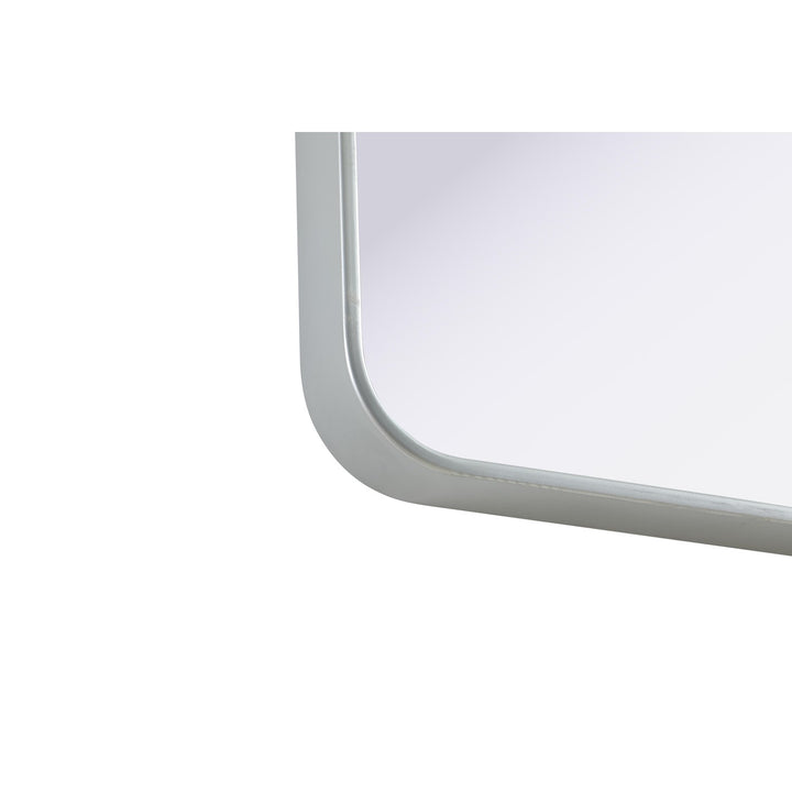 Contour Metal Rectangle Mirror 24X36 In Silver