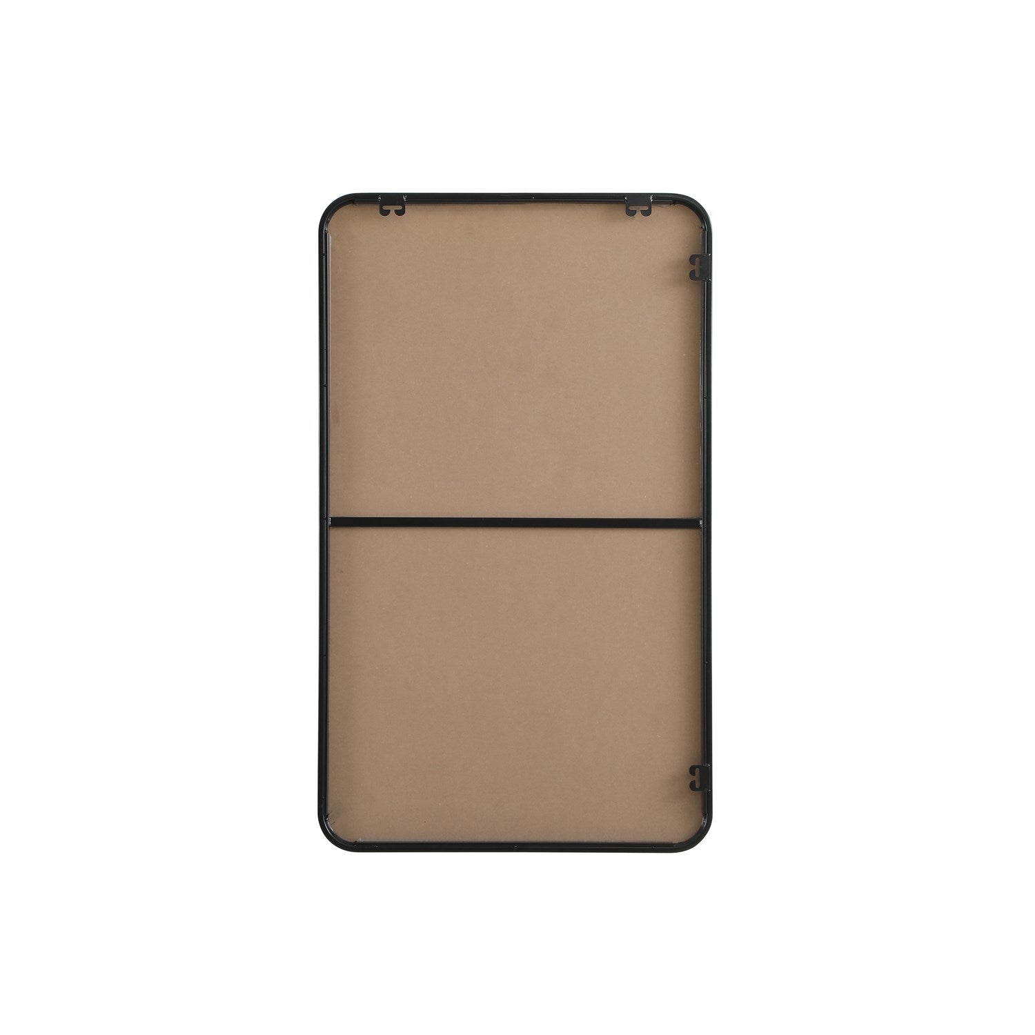 Contour Metal Rectangle Mirror 24X40 In Black