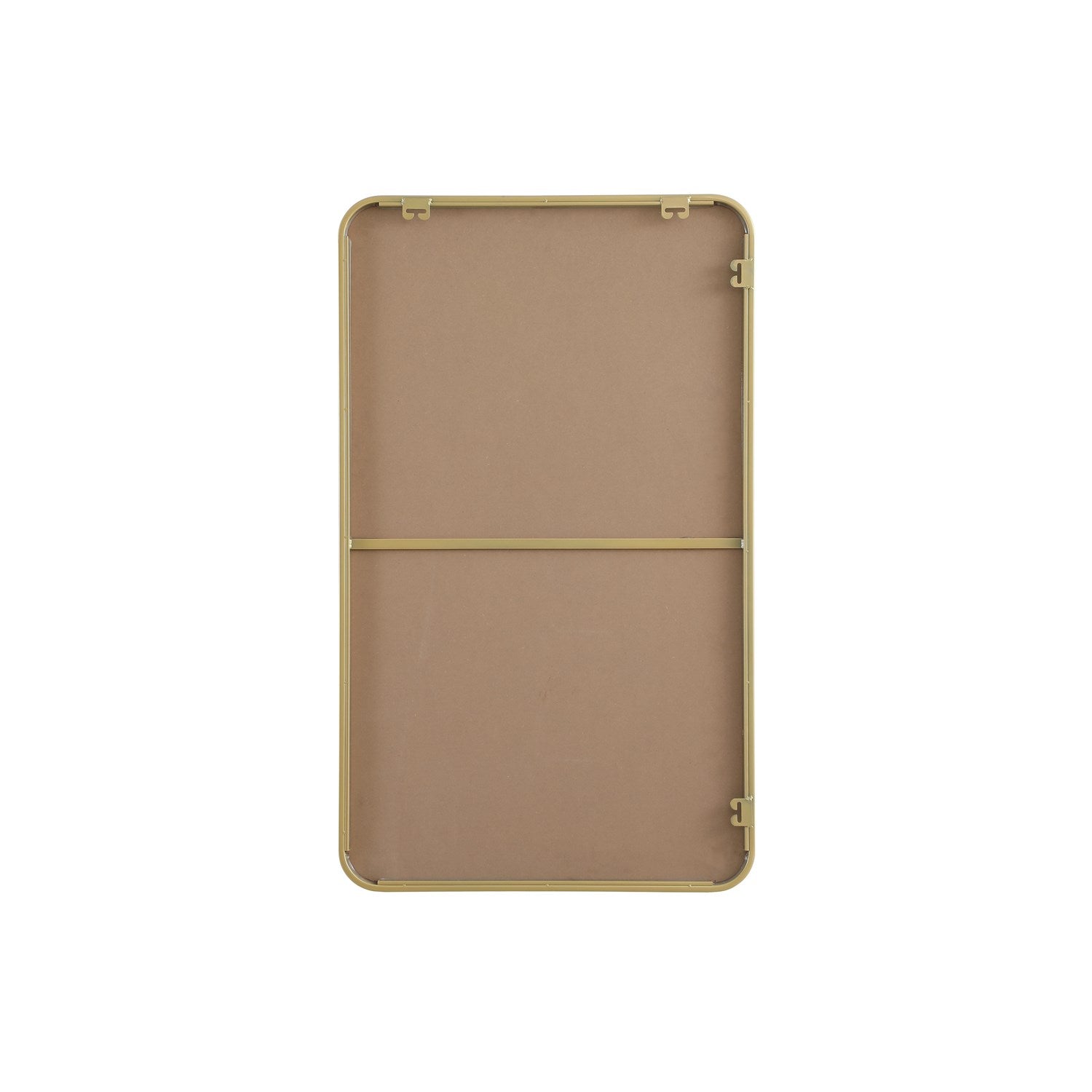 Contour Metal Rectangle Mirror 24X40 In Brass