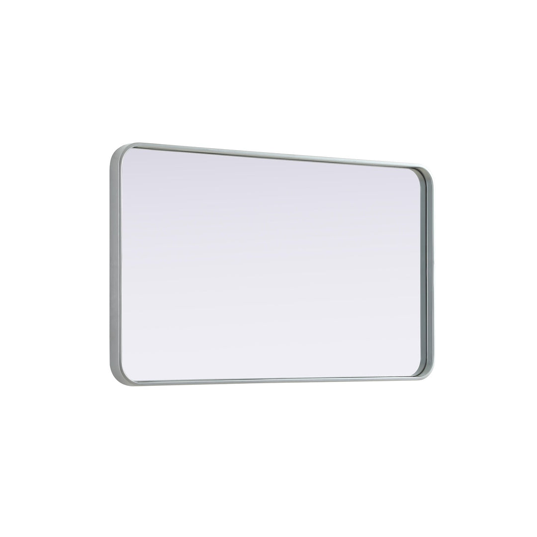 Contour Metal Rectangle Mirror 24X40 In Silver