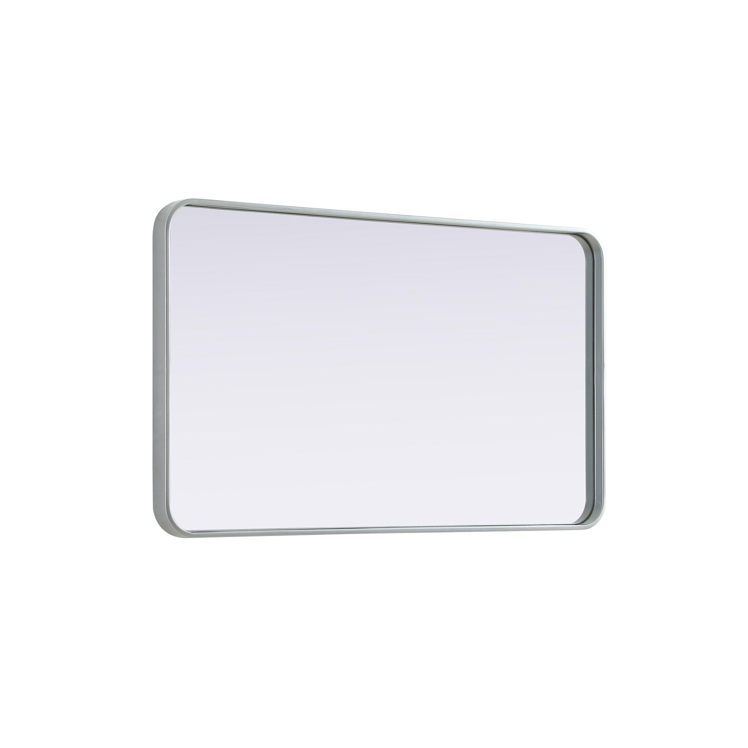 Contour Metal Rectangle Mirror 24X40 In Silver