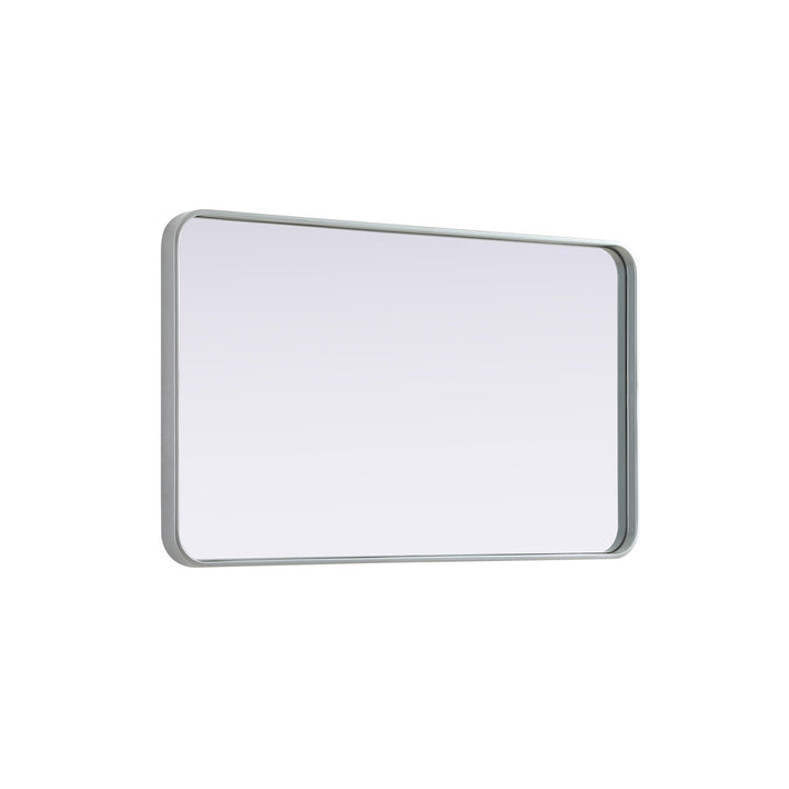 Contour Metal Rectangle Mirror 24X40 In Silver