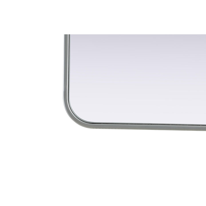 Contour Metal Rectangle Mirror 24X40 In Silver