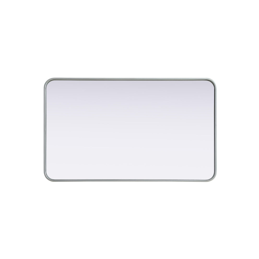 Contour Metal Rectangle Mirror 24X40 In Silver