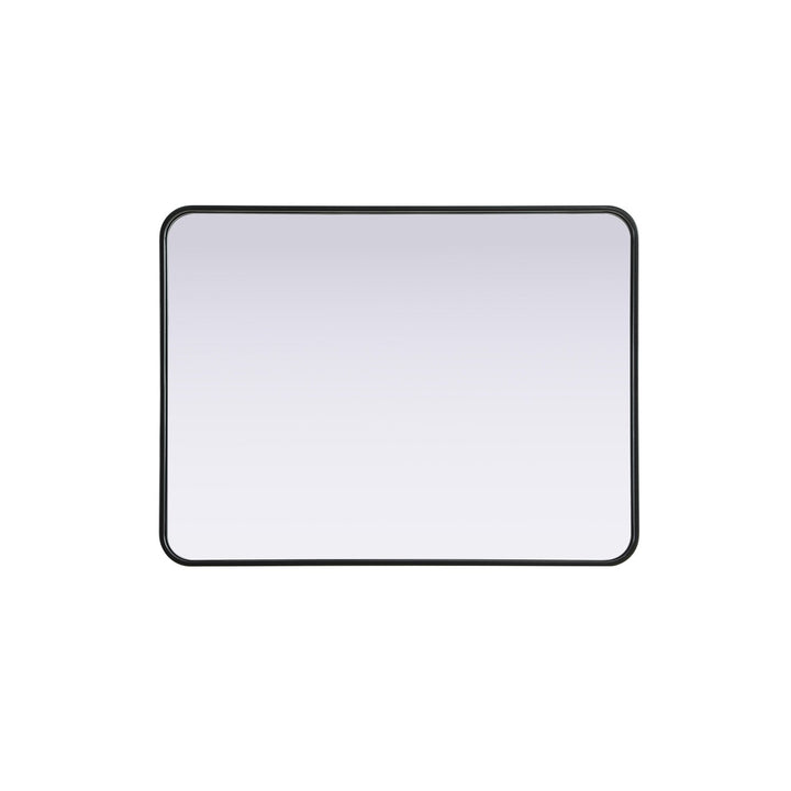 Contour Metal Rectangle Mirror 27X36 In Black