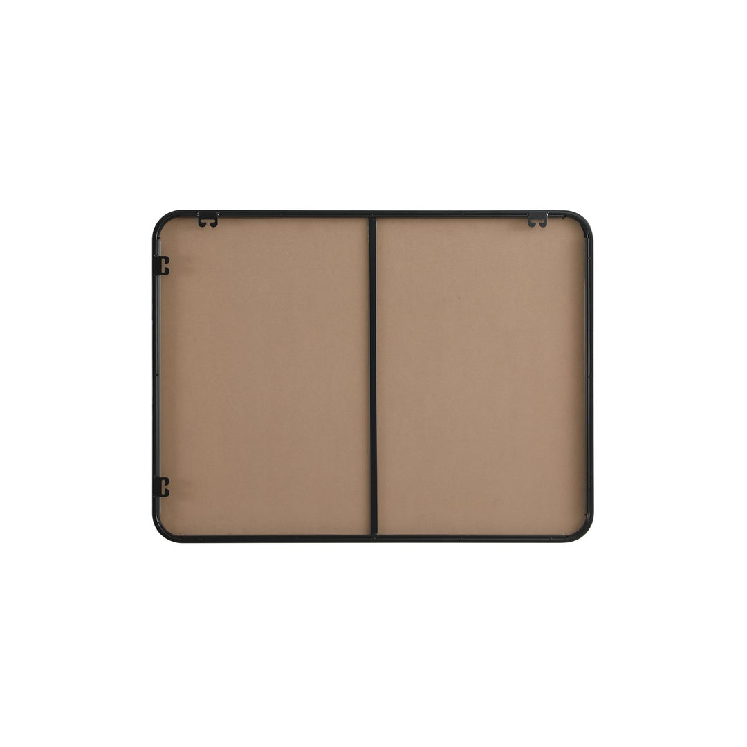 Contour Metal Rectangle Mirror 27X36 In Black