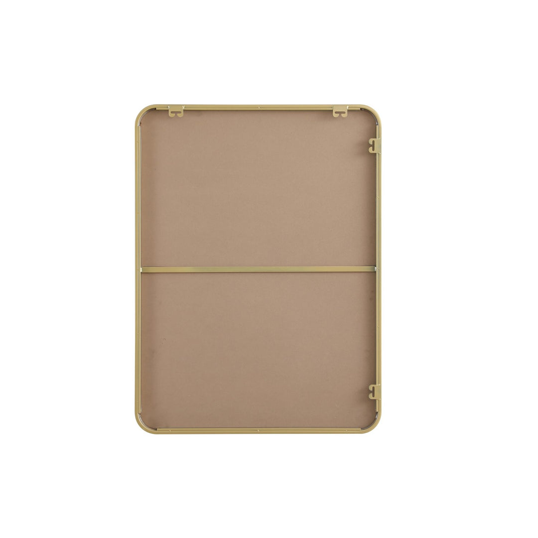 Contour Metal Rectangle Mirror 27X36 In Brass