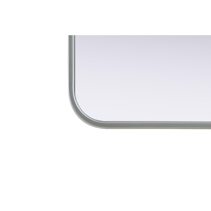 Contour Metal Rectangle Mirror 27X36 In Silver