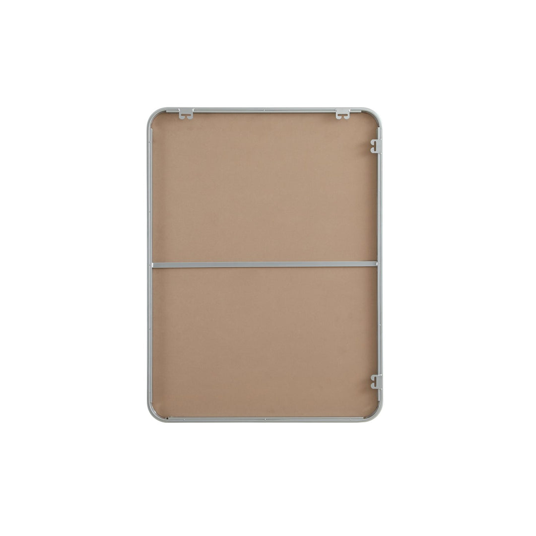 Contour Metal Rectangle Mirror 27X36 In Silver
