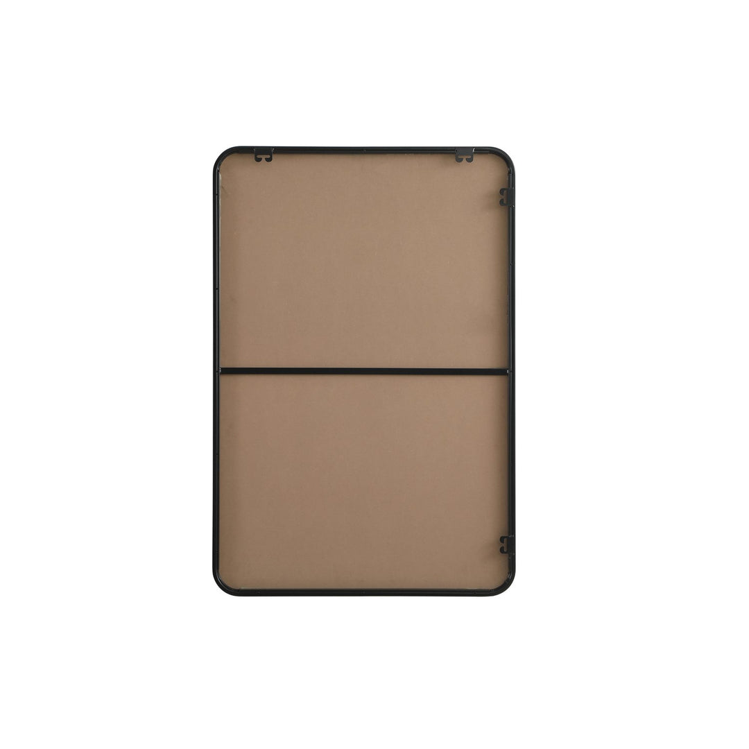 Contour Metal Rectangle Mirror 27X40 In Black