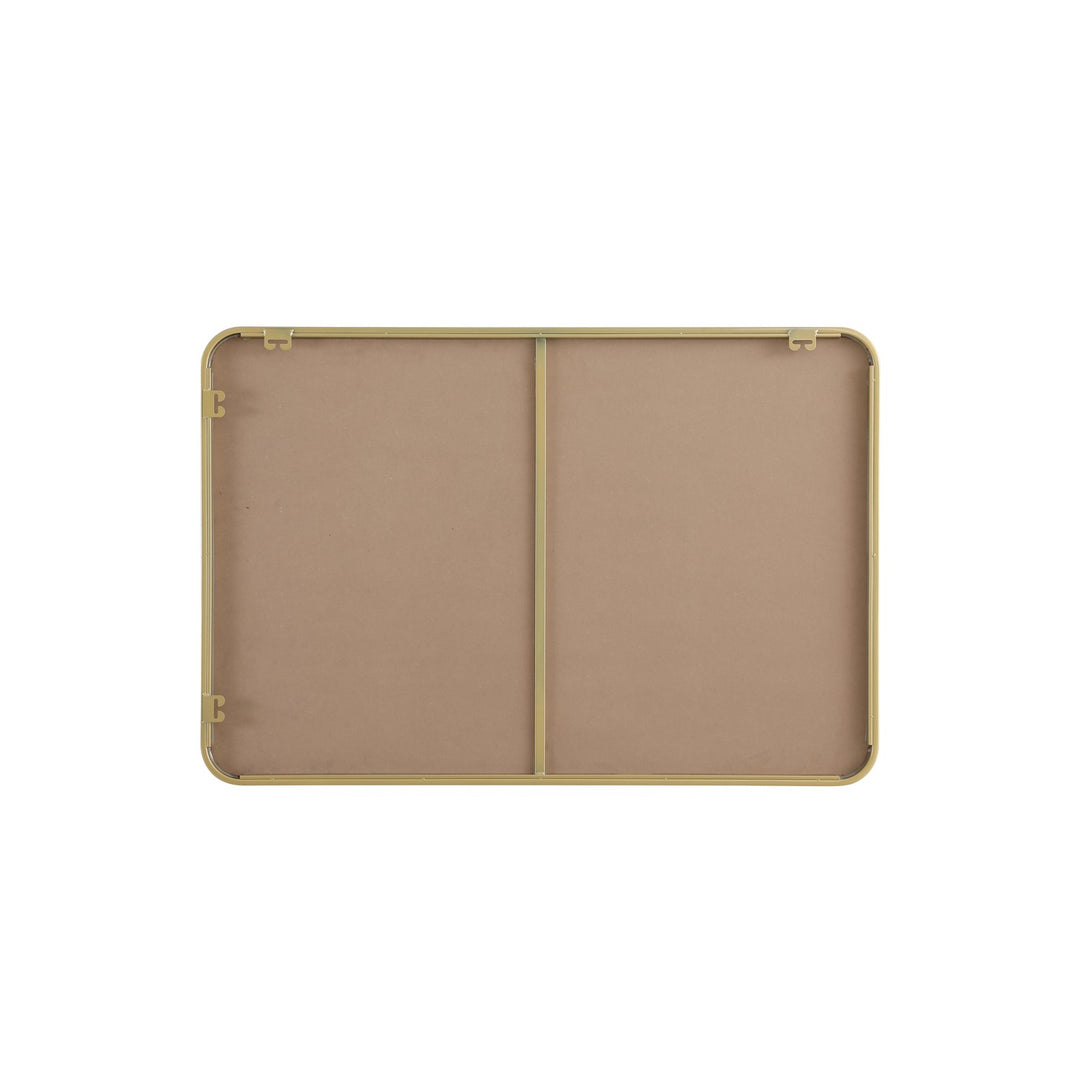 Contour Metal Rectangle Mirror 27X40 In Brass