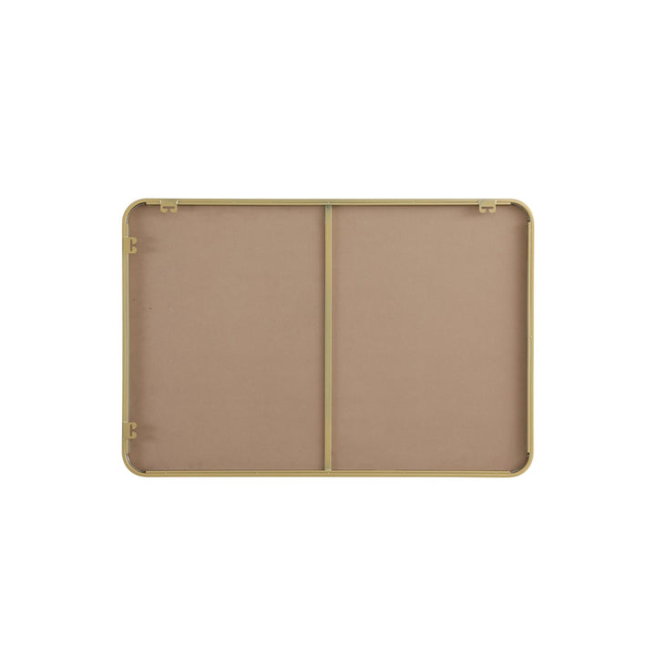 Contour Metal Rectangle Mirror 27X40 In Brass