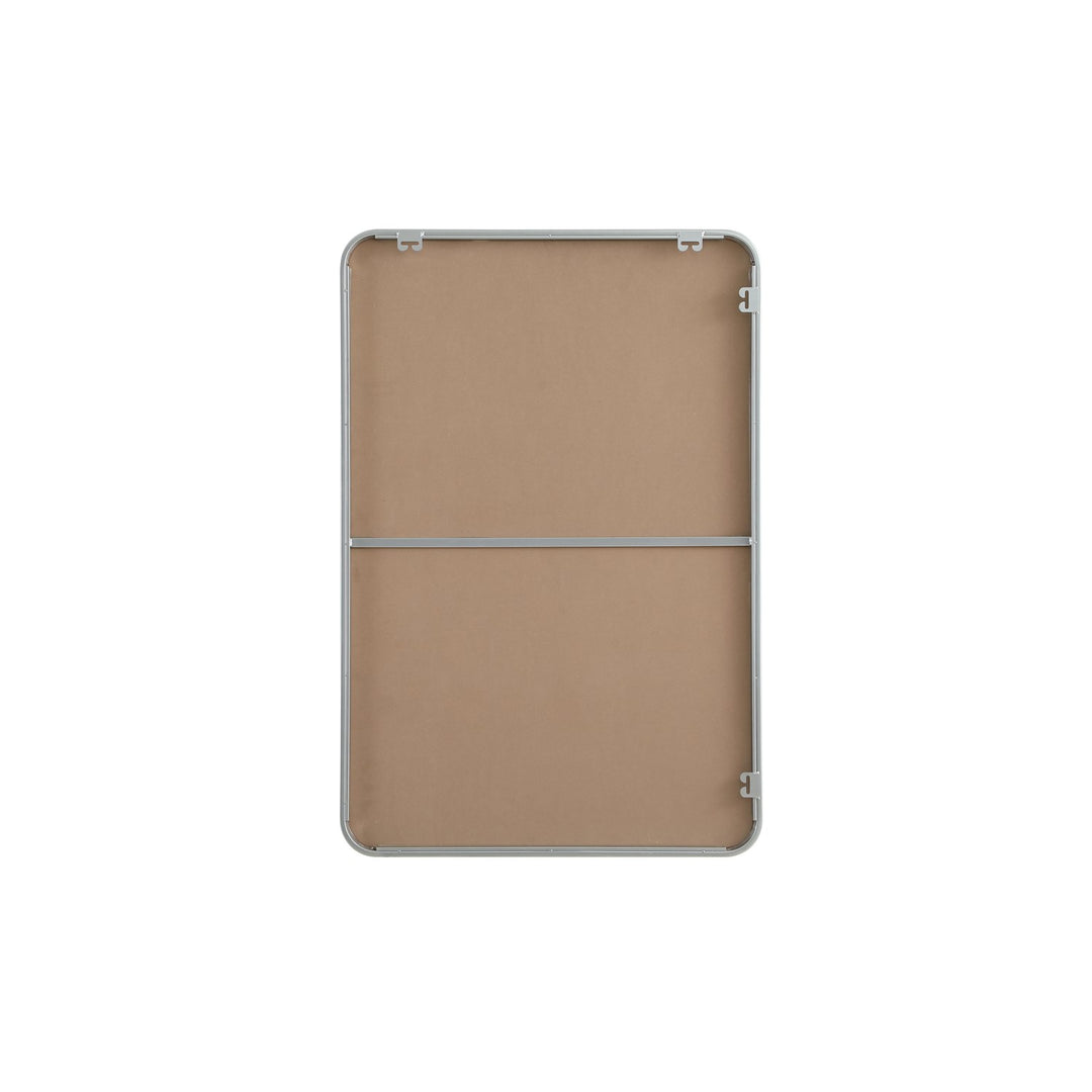 Contour Metal Rectangle Mirror 27X40 In Silver