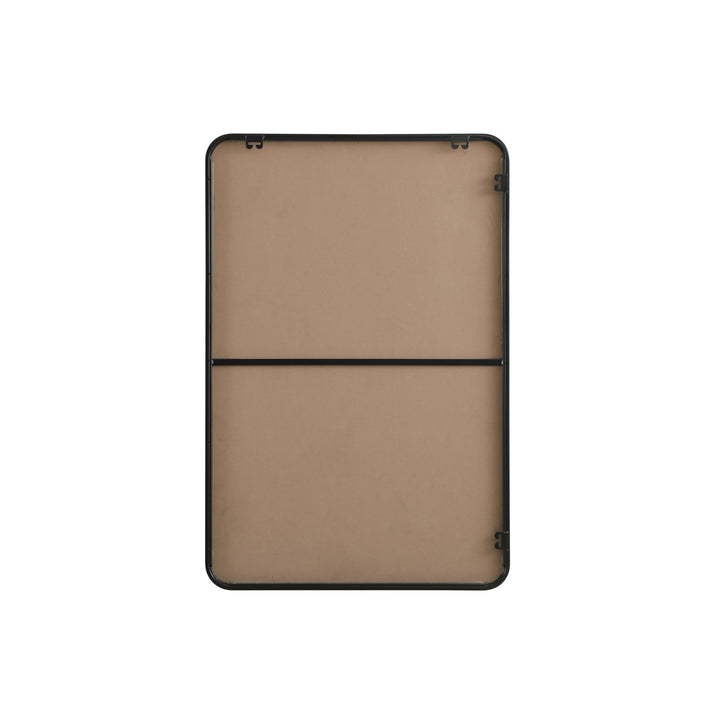 Contour Metal Rectangle Mirror 28X42 In Black