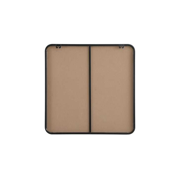 Contour Metal Square Mirror 30X30 In Black