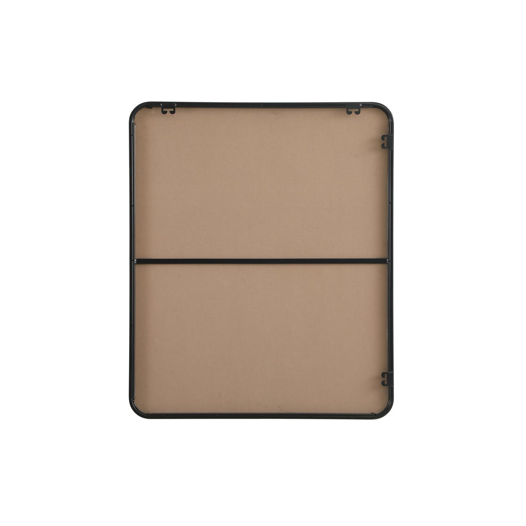 Contour Metal Rectangle Mirror 30X36 In Black