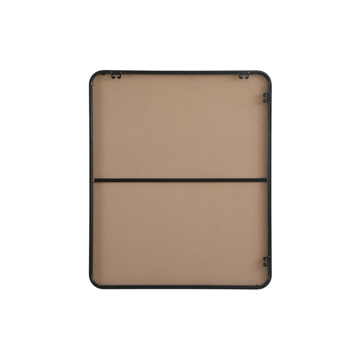 Contour Metal Rectangle Mirror 30X36 In Black