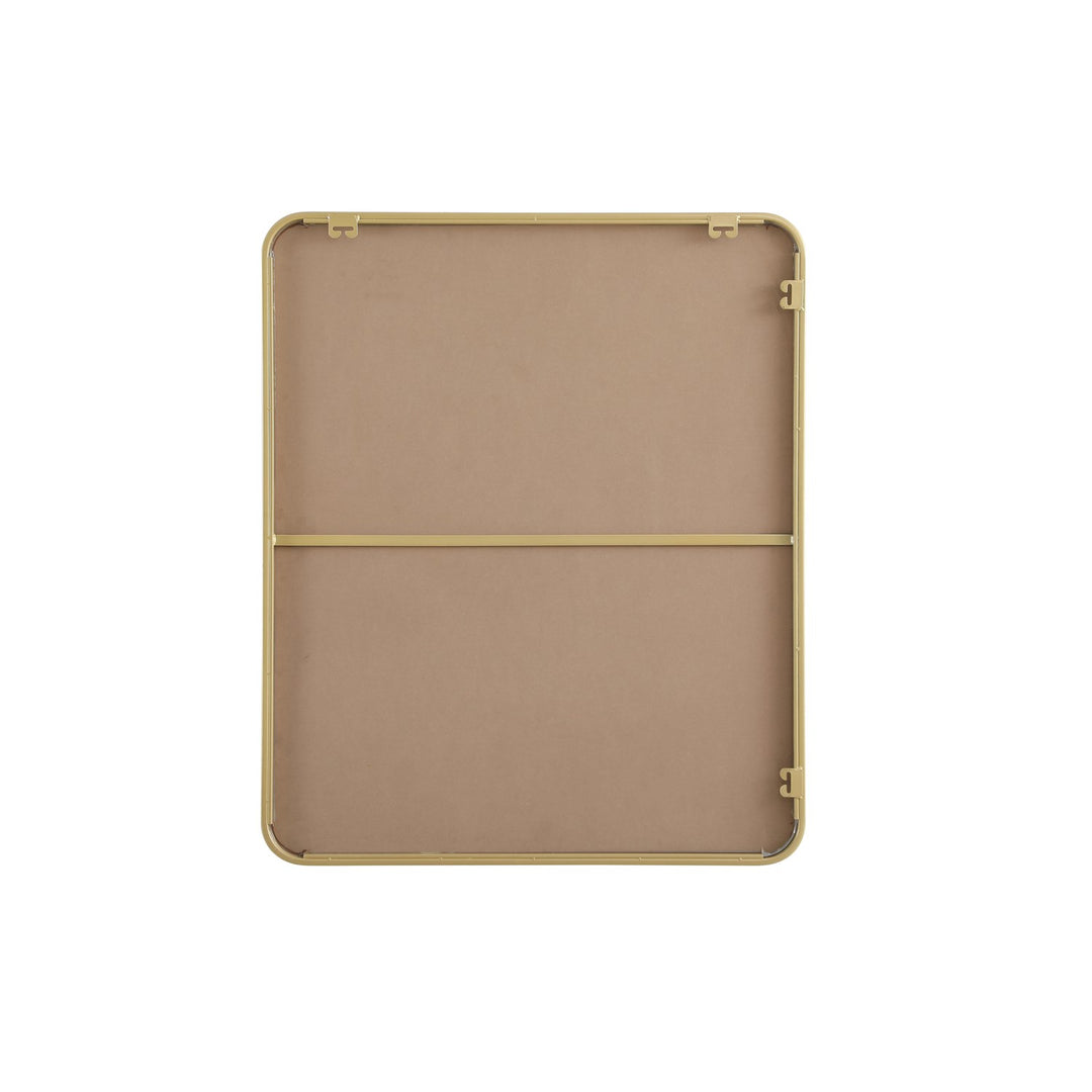 Contour Metal Rectangle Mirror 30X36 In Brass