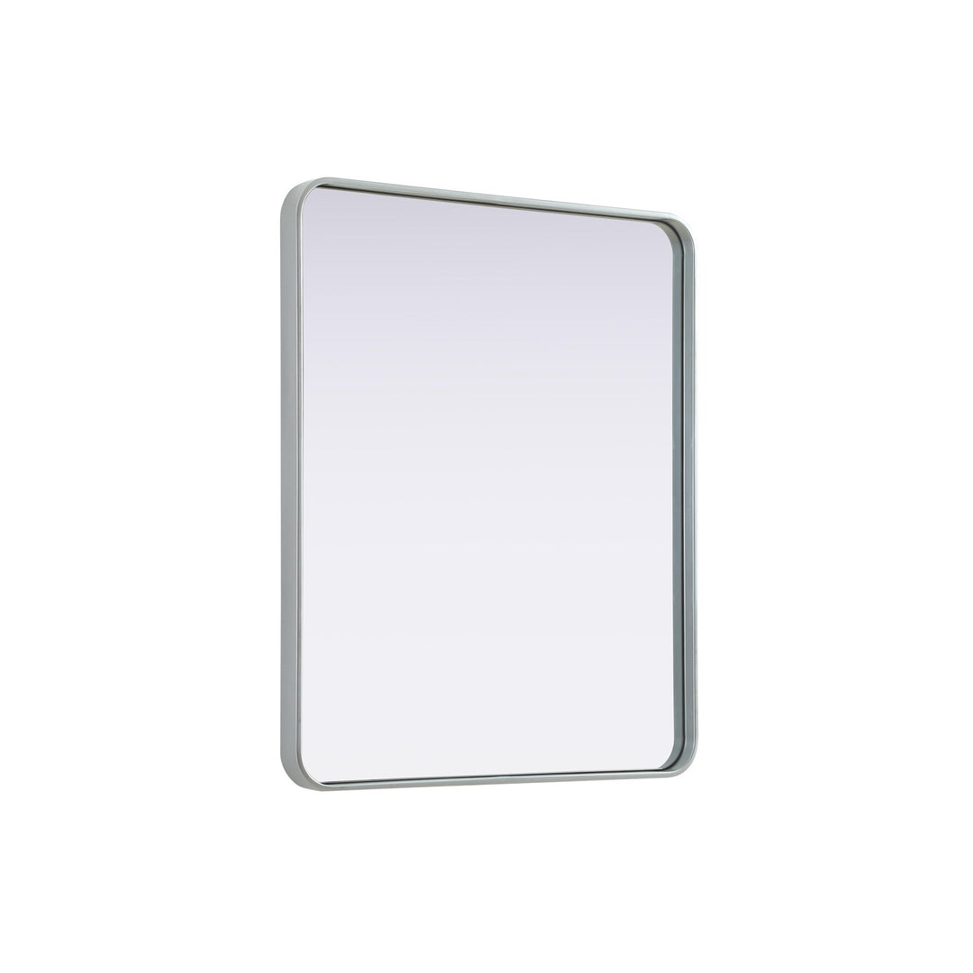 Contour Metal Rectangle Mirror 30X36 In Silver