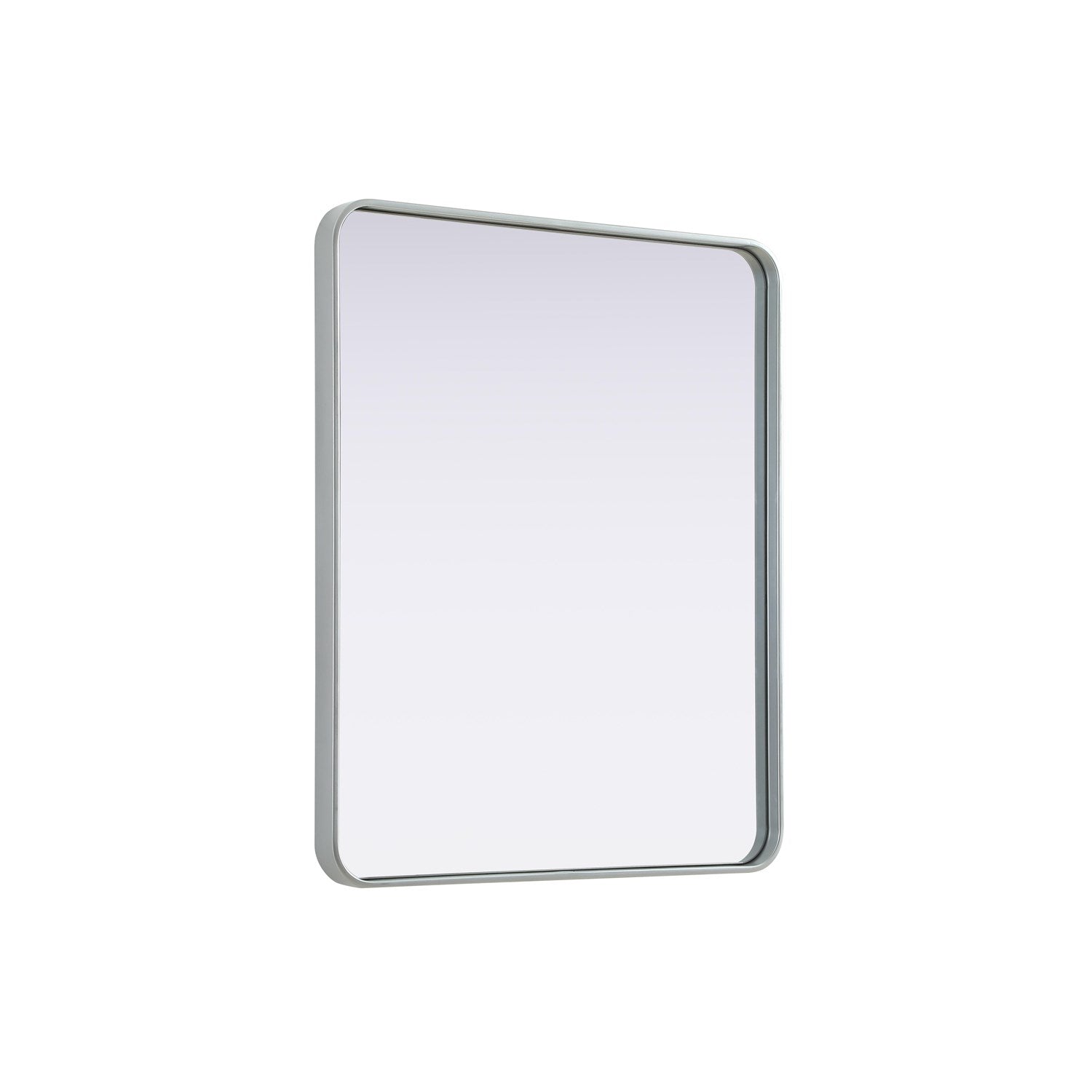 Contour Metal Rectangle Mirror 30X36 In Silver
