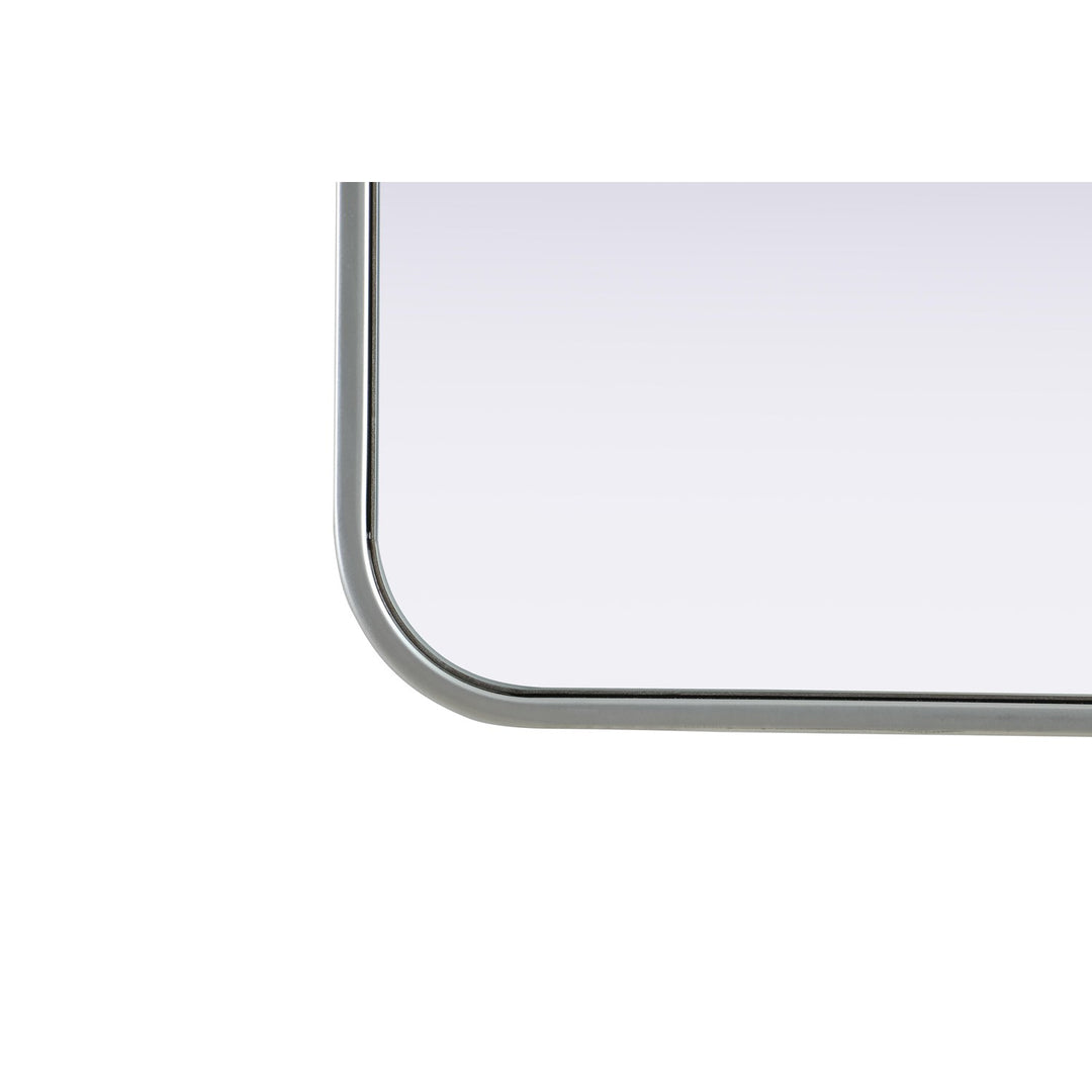Contour Metal Rectangle Mirror 30X36 In Silver