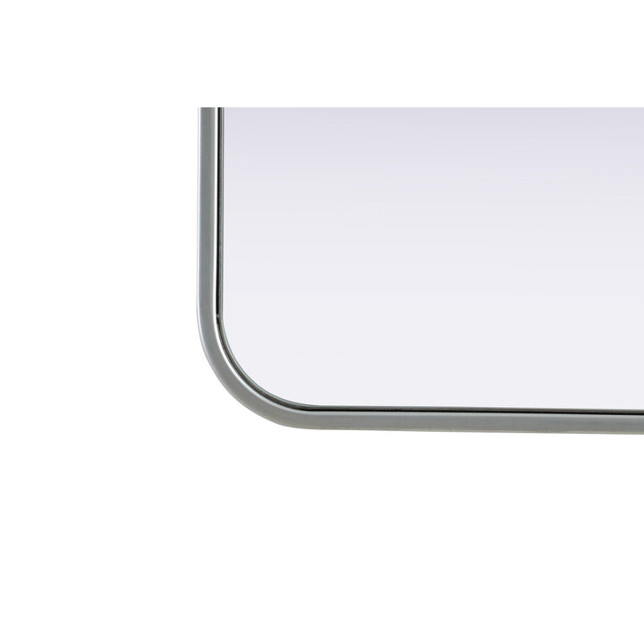 Contour Metal Rectangle Mirror 30X36 In Silver