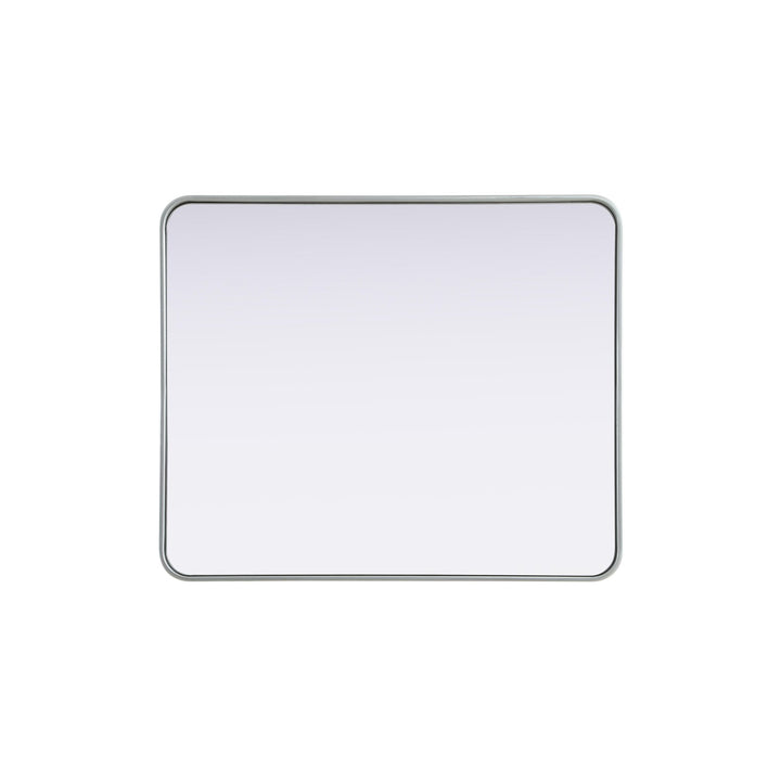 Contour Metal Rectangle Mirror 30X36 In Silver