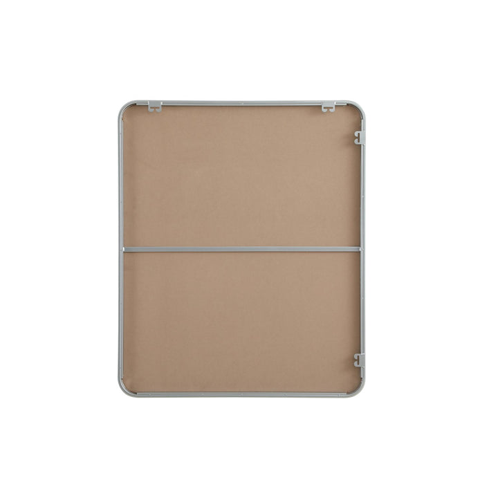 Contour Metal Rectangle Mirror 30X36 In Silver