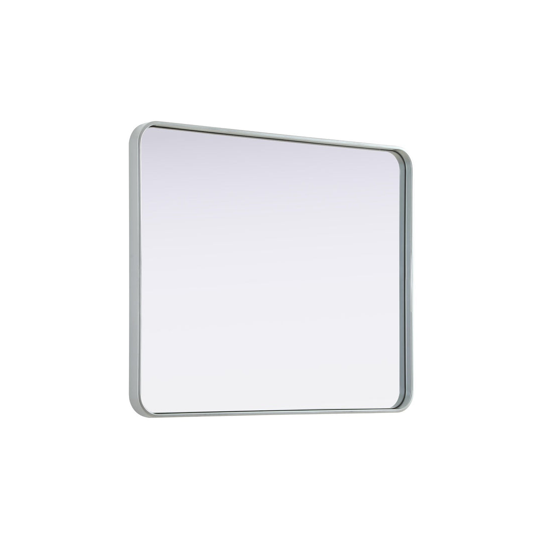 Contour Metal Rectangle Mirror 30X36 In Silver