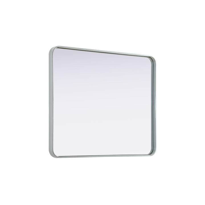 Contour Metal Rectangle Mirror 30X36 In Silver
