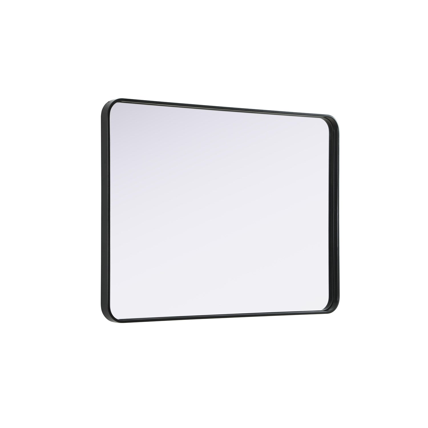 Contour Metal Rectangle Mirror 30X40 In Black