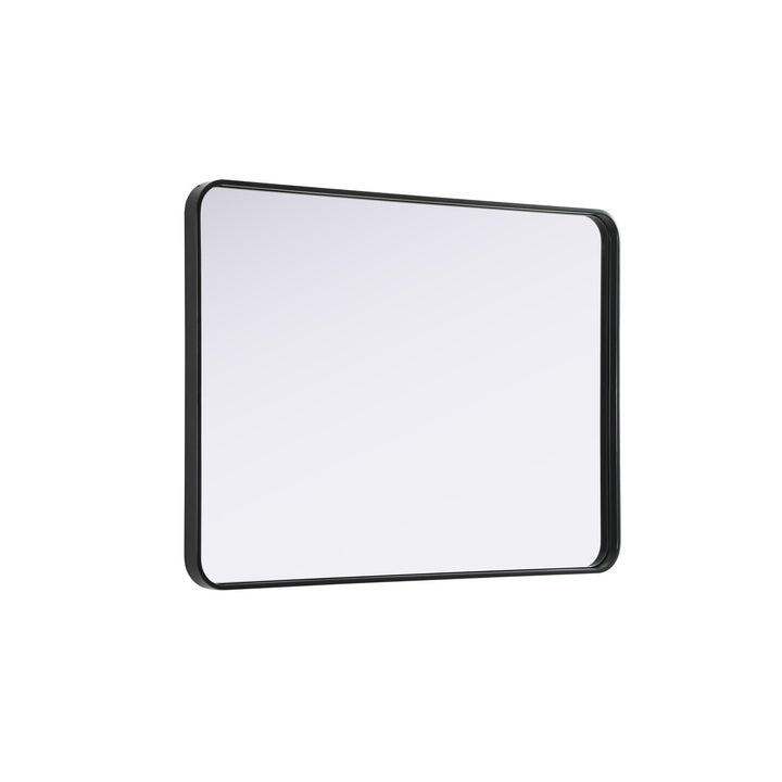 Contour Metal Rectangle Mirror 30X40 In Black