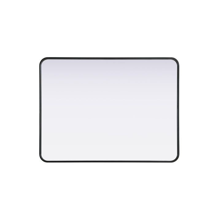 Contour Metal Rectangle Mirror 30X40 In Black