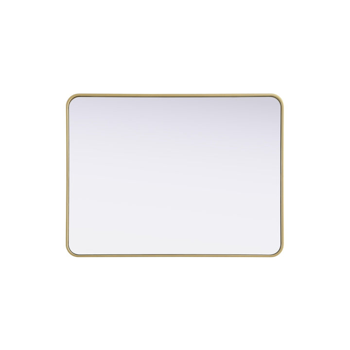 Contour Metal Rectangle Mirror 30X40 In Brass