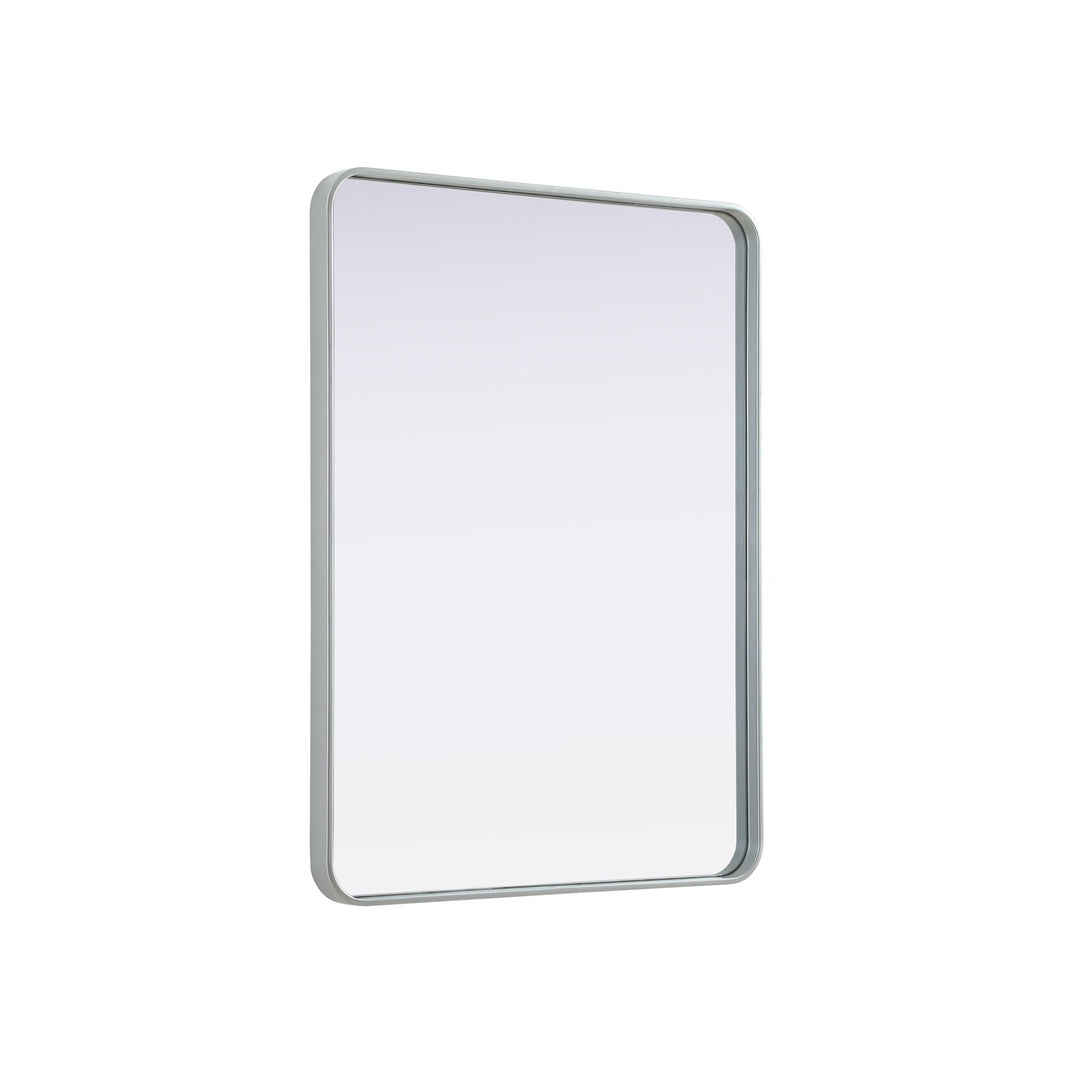 Contour Metal Rectangle Mirror 30X40 In Silver