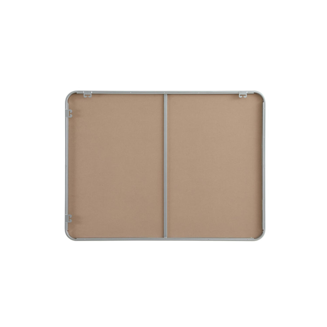 Contour Metal Rectangle Mirror 30X40 In Silver