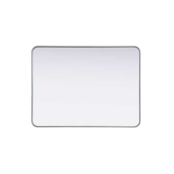 Contour Metal Rectangle Mirror 30X40 In Silver