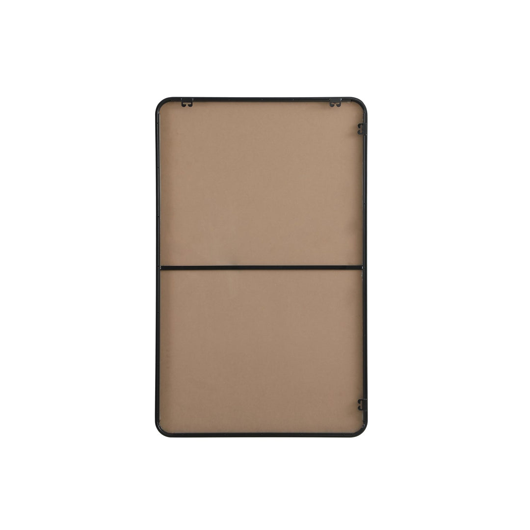 Contour Metal Rectangle Mirror 30X48 In Black