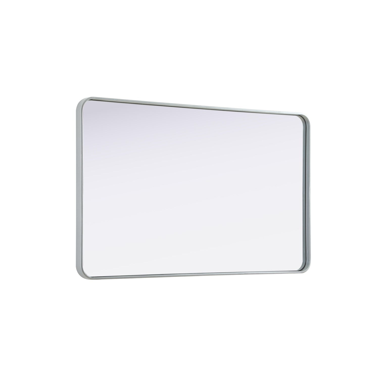 Contour Metal Rectangle Mirror 30X48 In Silver